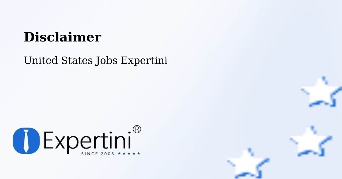 Disclaimer – Ridley Park - United States Jobs Expertini